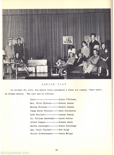 SKCS Yearbook 195318 South Kortright Central School Almedian