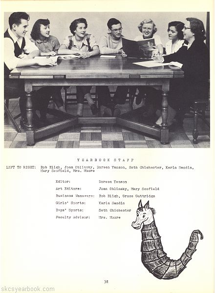 SKCS Yearbook 195338 South Kortright Central School Almedian