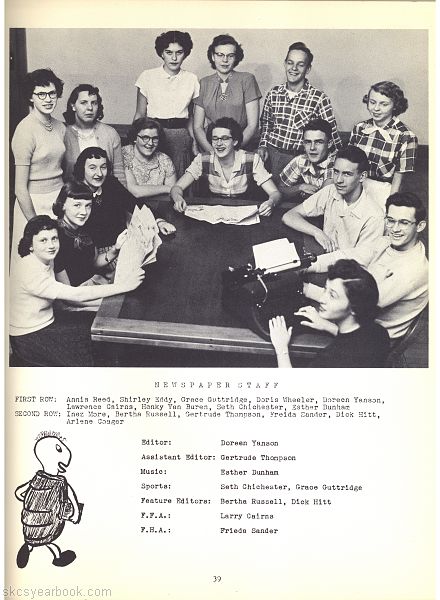 SKCS Yearbook 195338 South Kortright Central School Almedian