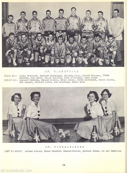 SKCS Yearbook 195354 South Kortright Central School Almedian