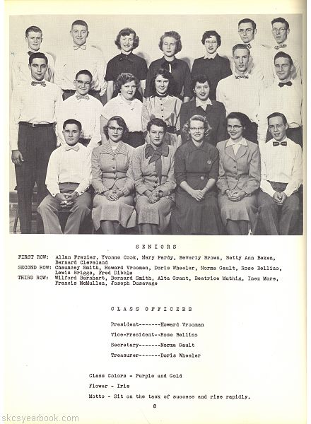 SKCS Yearbook 19548 South Kortright Central School Almedian