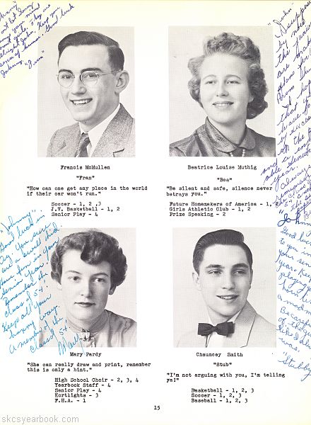 SKCS Yearbook 195414 South Kortright Central School Almedian