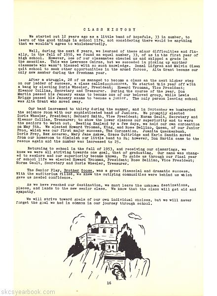 SKCS Yearbook 195416 South Kortright Central School Almedian