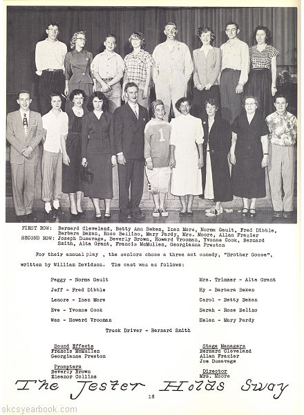SKCS Yearbook 195418 South Kortright Central School Almedian