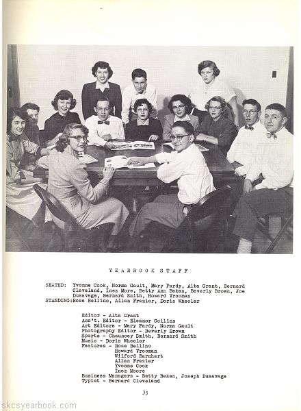 SKCS Yearbook 195434 South Kortright Central School Almedian
