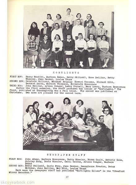 SKCS Yearbook 195436 South Kortright Central School Almedian