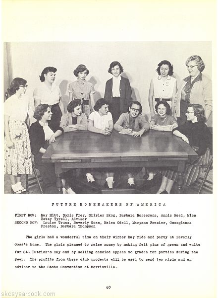 SKCS Yearbook 195440 South Kortright Central School Almedian