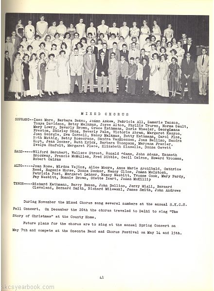 SKCS Yearbook 195440 South Kortright Central School Almedian
