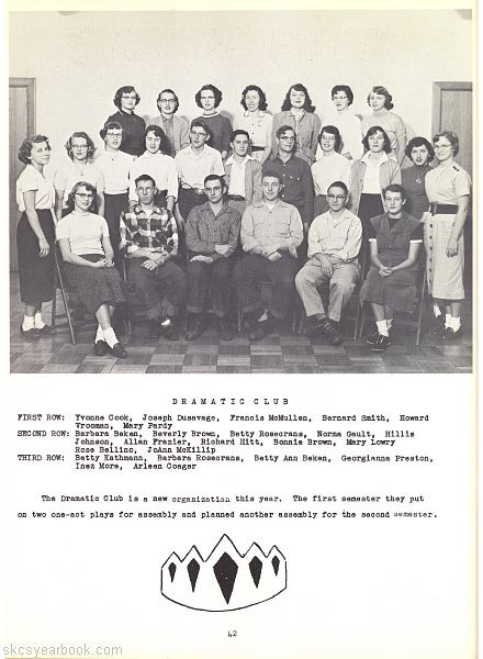 SKCS Yearbook 195442 South Kortright Central School Almedian