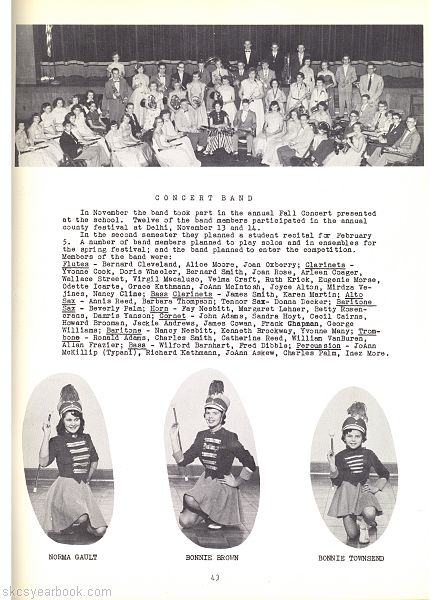 SKCS Yearbook 195442 South Kortright Central School Almedian
