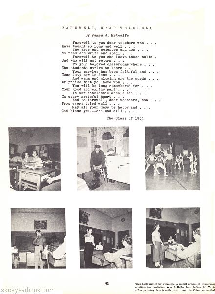 SKCS Yearbook 195452 South Kortright Central School Almedian
