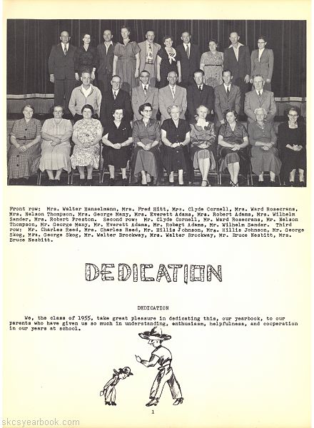 SKCS Yearbook 19550 South Kortright Central School Almedian