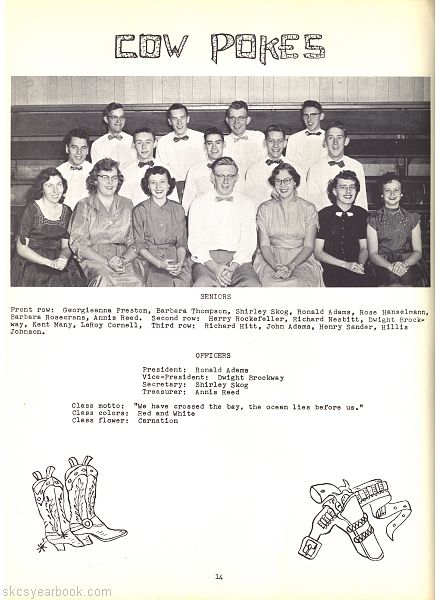 SKCS Yearbook 195514 South Kortright Central School Almedian