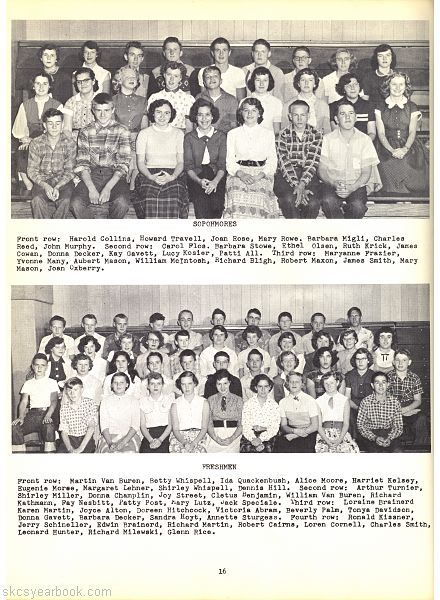 SKCS Yearbook 195516 South Kortright Central School Almedian