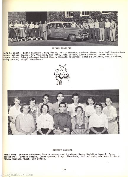 SKCS Yearbook 195536 South Kortright Central School Almedian