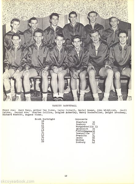 SKCS Yearbook 195542 South Kortright Central School Almedian