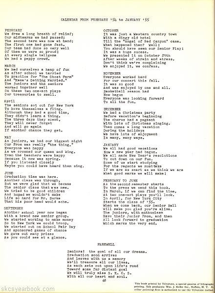 SKCS Yearbook 195548 South Kortright Central School Almedian