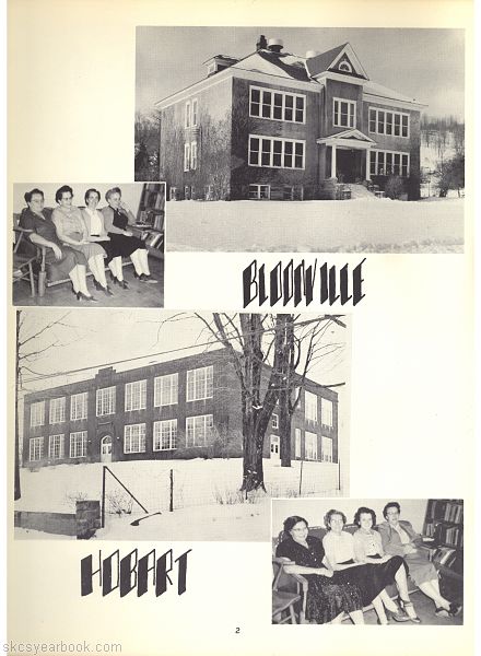 SKCS Yearbook 19562 South Kortright Central School Almedian
