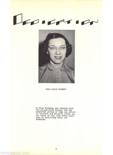 SKCS Yearbook 19562 South Kortright Central School Almedian