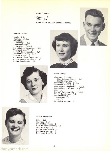 SKCS Yearbook 195614 South Kortright Central School Almedian