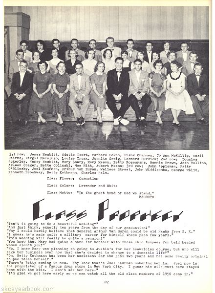 SKCS Yearbook 195622 South Kortright Central School Almedian