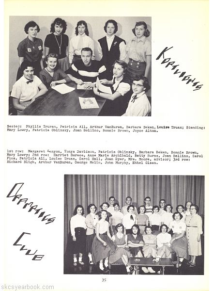SKCS Yearbook 195634 South Kortright Central School Almedian