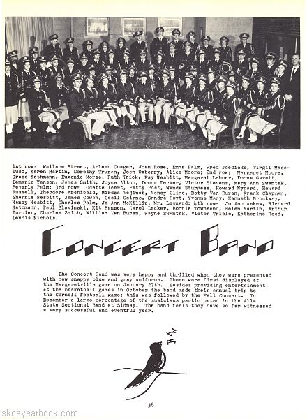 SKCS Yearbook 195638 South Kortright Central School Almedian