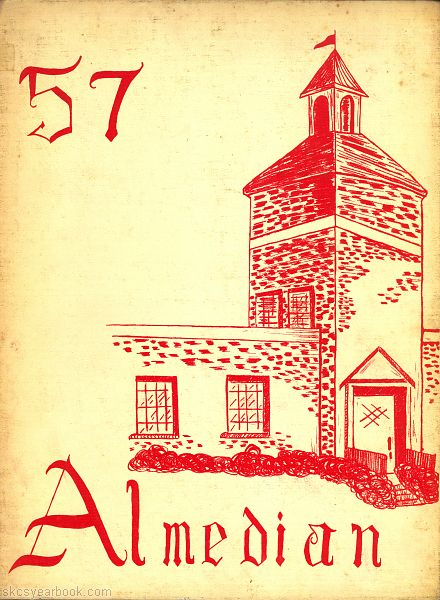 SKCS Yearbook 19570 South Kortright Central School Almedian