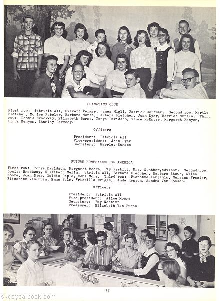 SKCS Yearbook 195736 South Kortright Central School Almedian