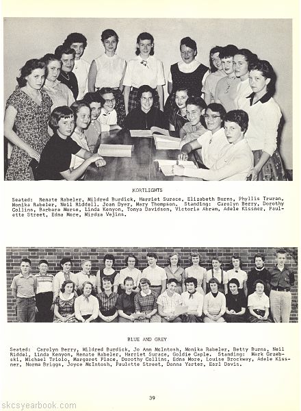 SKCS Yearbook 195839 South Kortright Central School Almedian