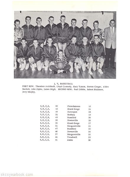 SKCS Yearbook 195956 South Kortright Central School Almedian