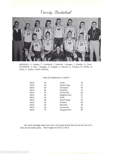 SKCS Yearbook 196150 South Kortright Central School Almedian