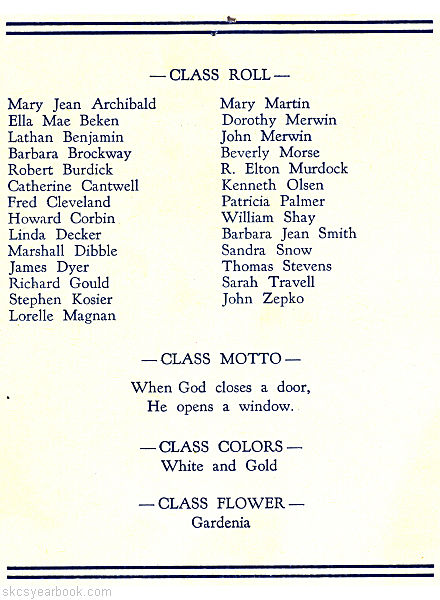 SKCS Yearbook 196272 South Kortright Central School Almedian