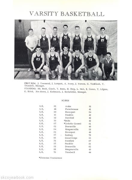 SKCS Yearbook 196456 South Kortright Central School Almedian