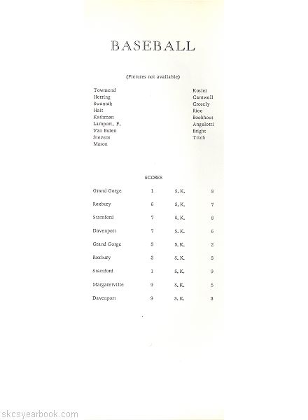SKCS Yearbook 196458 South Kortright Central School Almedian