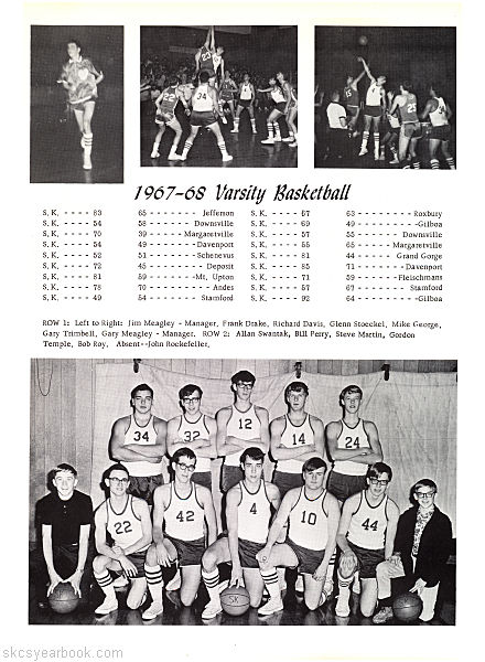 SKCS Yearbook 196870 South Kortright Central School Almedian
