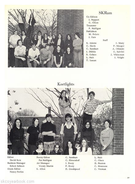SKCS Yearbook 197576 South Kortright Central School Almedian