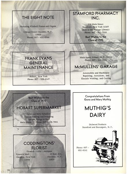 SKCS Yearbook 1975106 South Kortright Central School Almedian