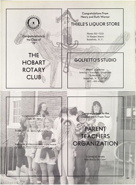 SKCS Yearbook 1975108 South Kortright Central School Almedian