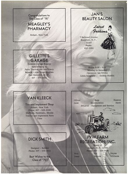 SKCS Yearbook 1975112 South Kortright Central School Almedian