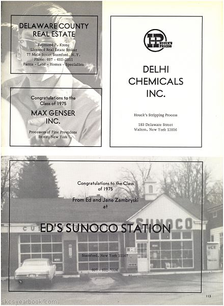 SKCS Yearbook 1975114 South Kortright Central School Almedian