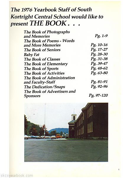 SKCS Yearbook 19760 South Kortright Central School Almedian