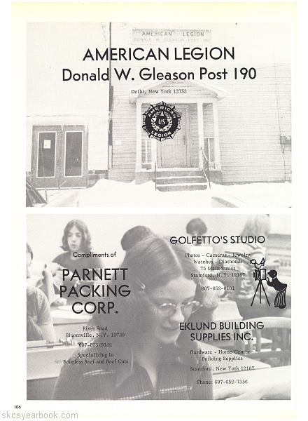 SKCS Yearbook 1976106 South Kortright Central School Almedian