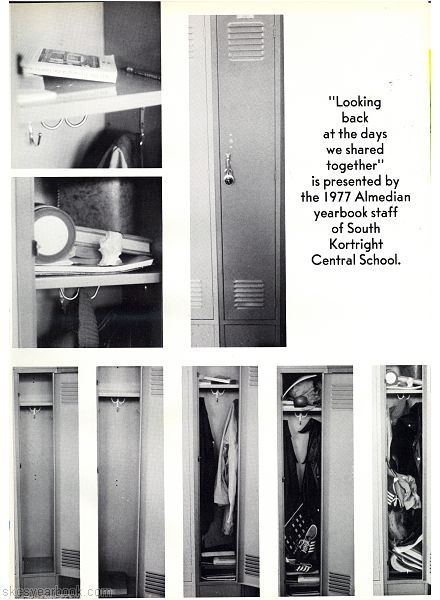 SKCS Yearbook 19770 South Kortright Central School Almedian