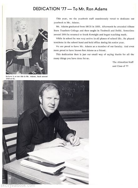 SKCS Yearbook 197788 South Kortright Central School Almedian