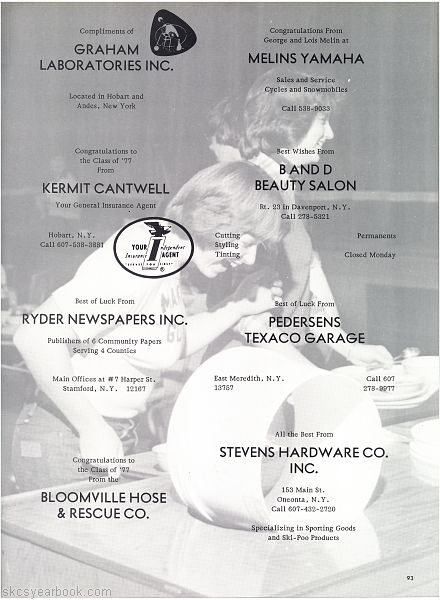 SKCS Yearbook 197792 South Kortright Central School Almedian