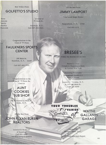 SKCS Yearbook 1977104 South Kortright Central School Almedian