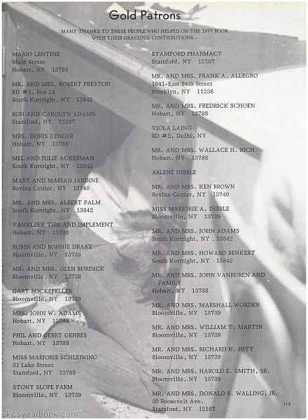 SKCS Yearbook 1977112 South Kortright Central School Almedian