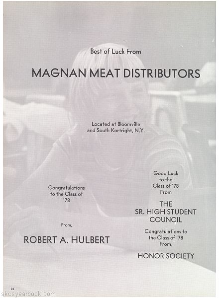 SKCS Yearbook 197894 South Kortright Central School Almedian