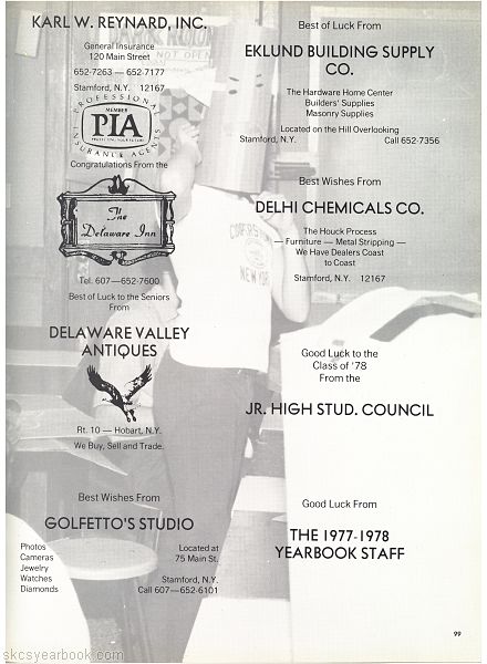 SKCS Yearbook 197898 South Kortright Central School Almedian
